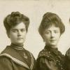Tama High School Girls of 1903 (L to R): Cora Peek, Edith (Russell) Buchanan, Edna Means, Faye (Brice) MacMartin, Mabel (Bancroft) Self, Agnes (Johnson) Allen.