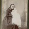 Unidentified woman and child, taken in Traer, Iowa.
